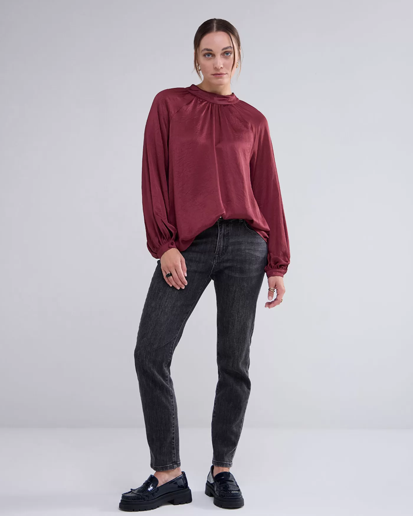 Summum Tops & T-Shirts<2-in-1 top met hoge hals