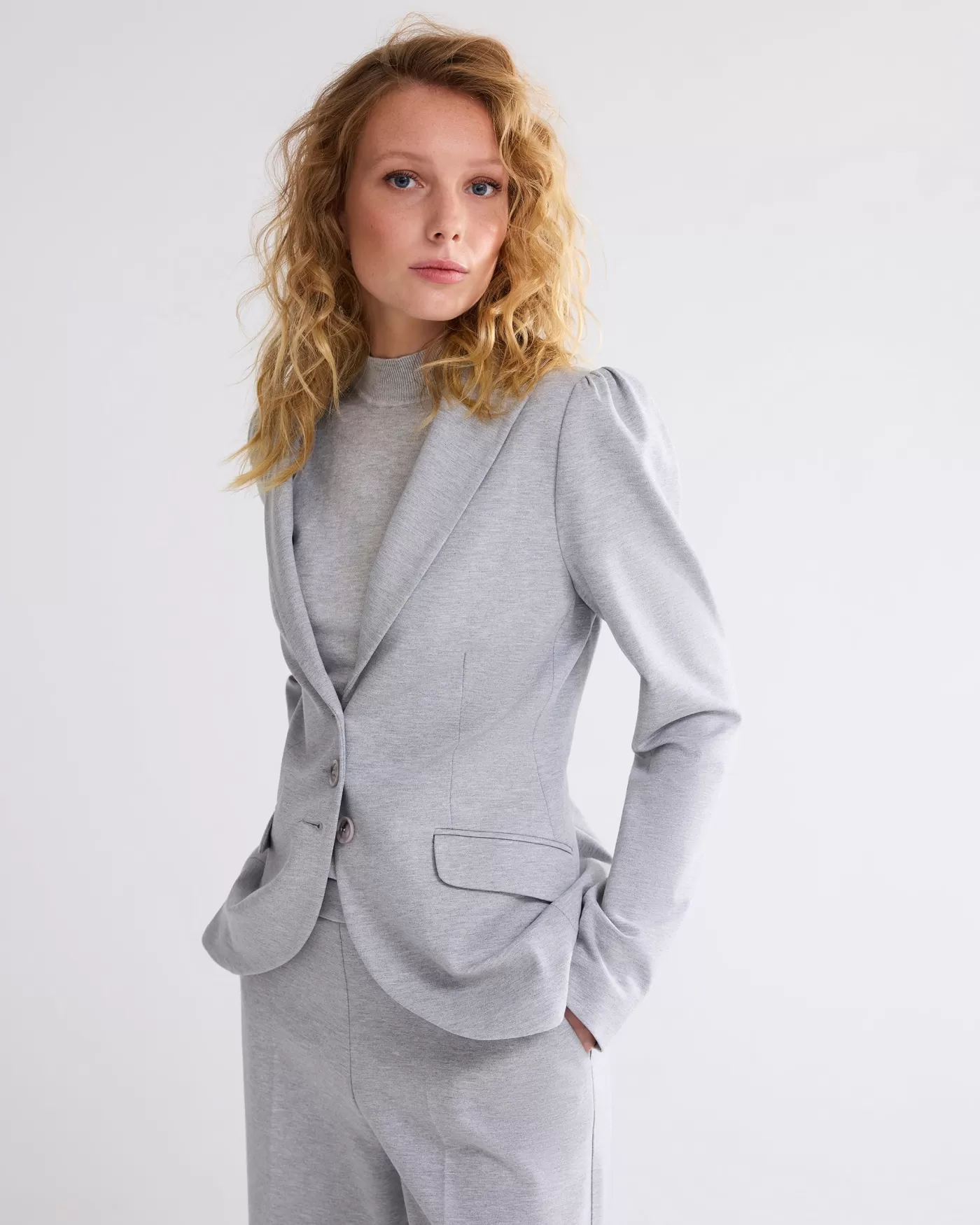 Summum Blazers & Jasjes<Blazer met pofmouwen