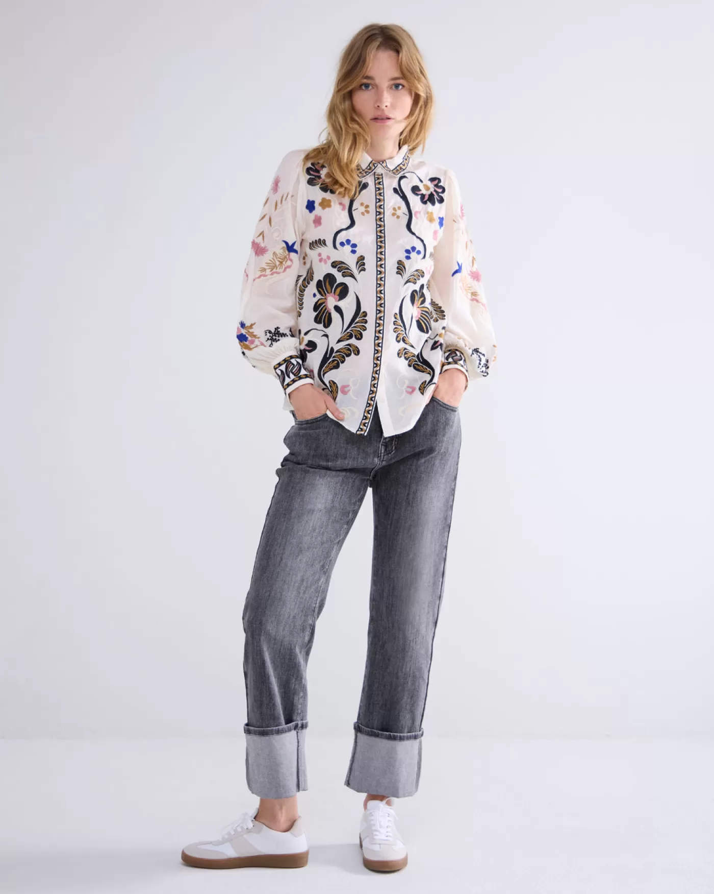 Summum Blouses<Blouse met borduur