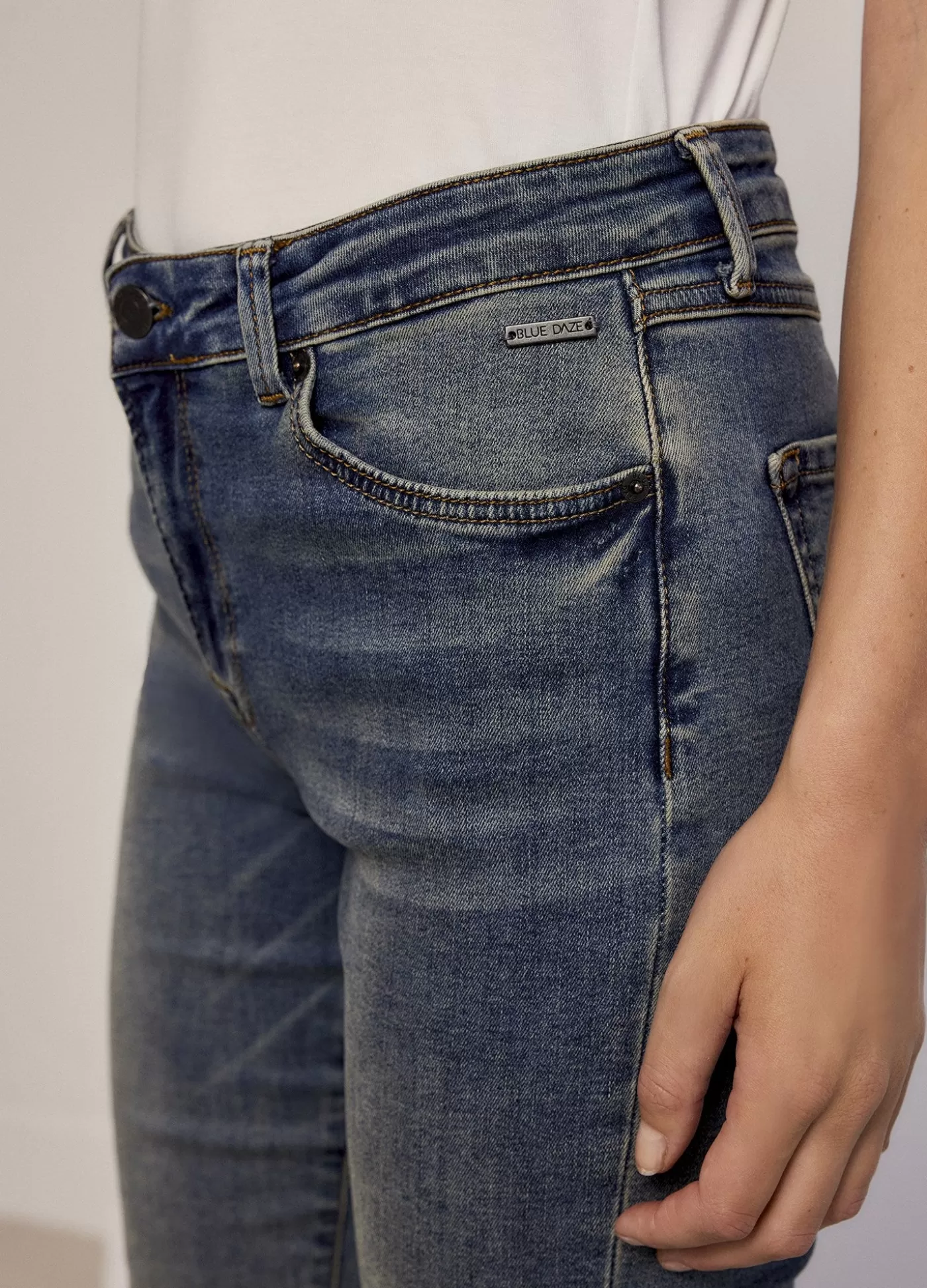 Summum Basics | Jeans<Blue Daze denim tapered jeans