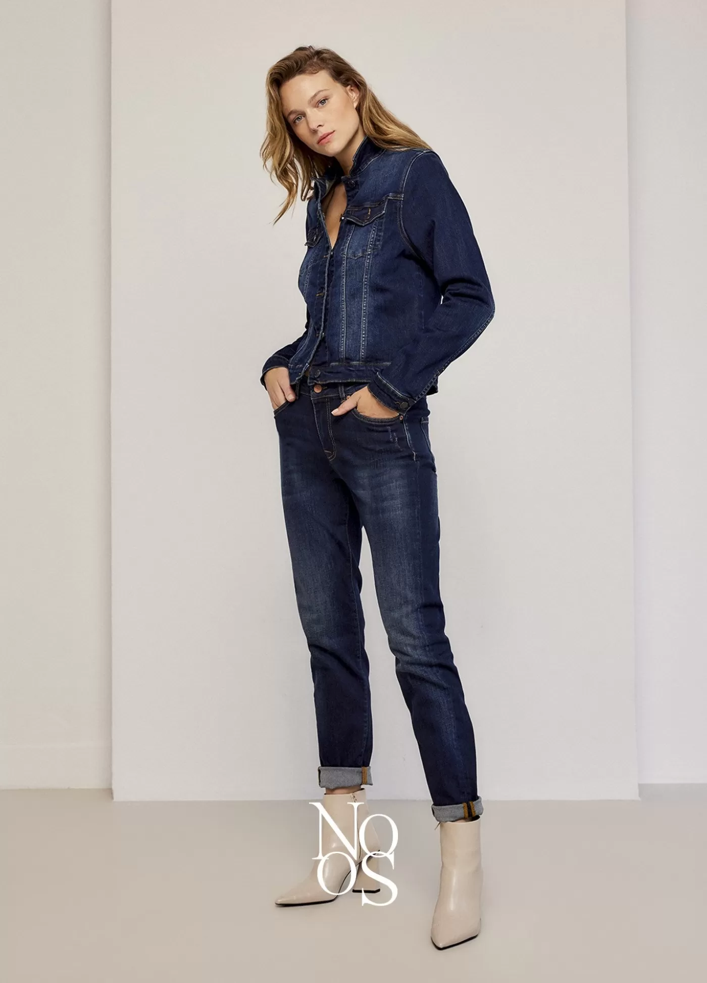 Summum Basics | Broeken & Jumpsuits<Blue Daze denim tapered jeans