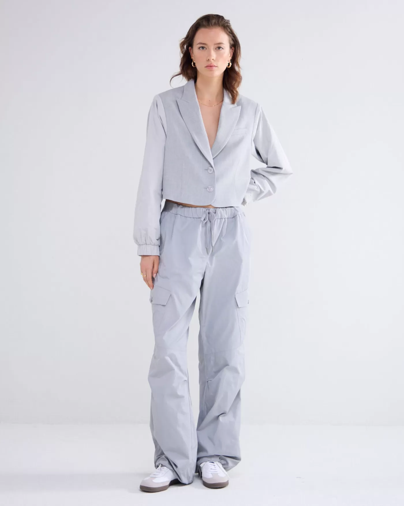 Summum Broeken & Jumpsuits<Cargo broek met elastiek