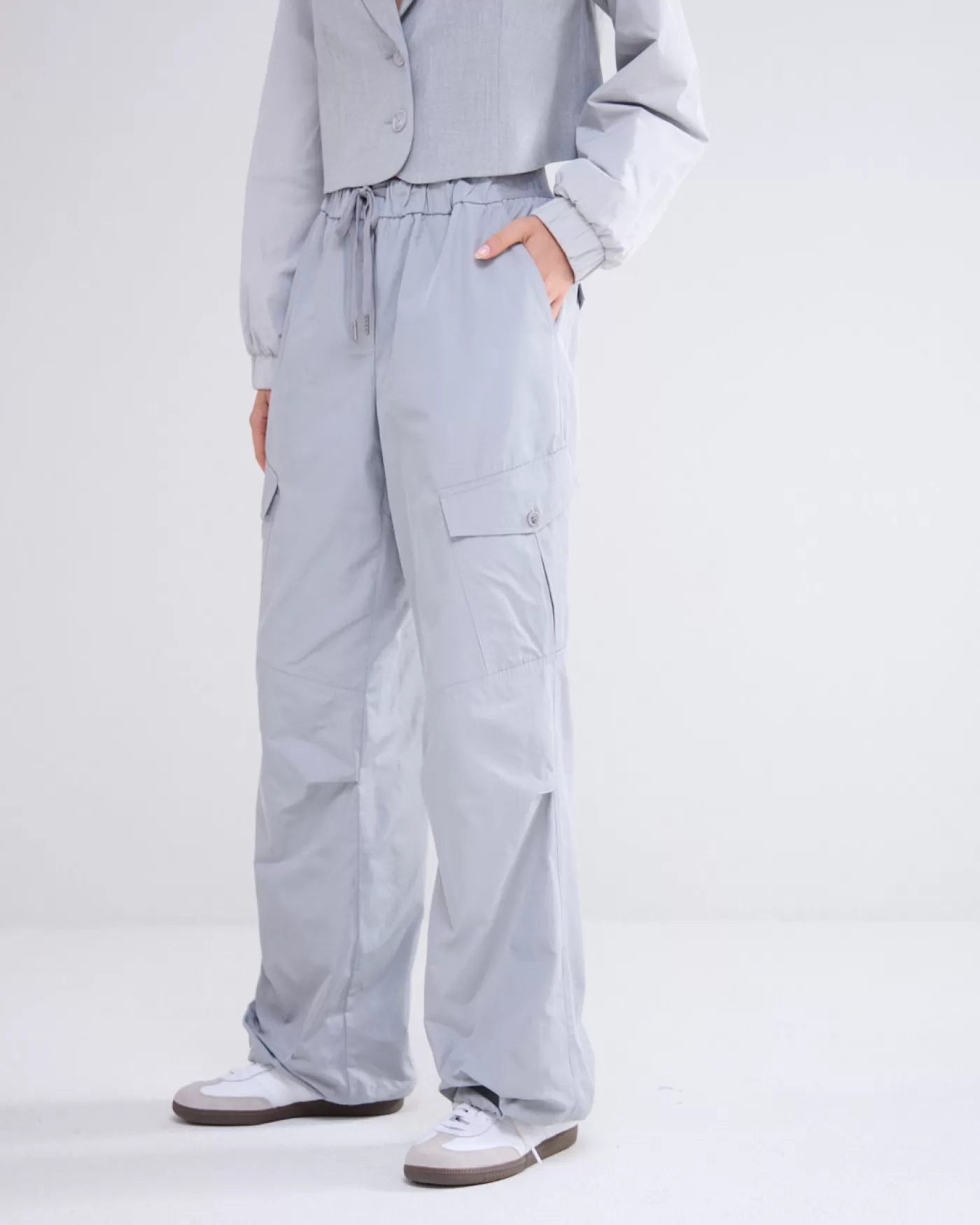 Summum Broeken & Jumpsuits<Cargo broek met elastiek