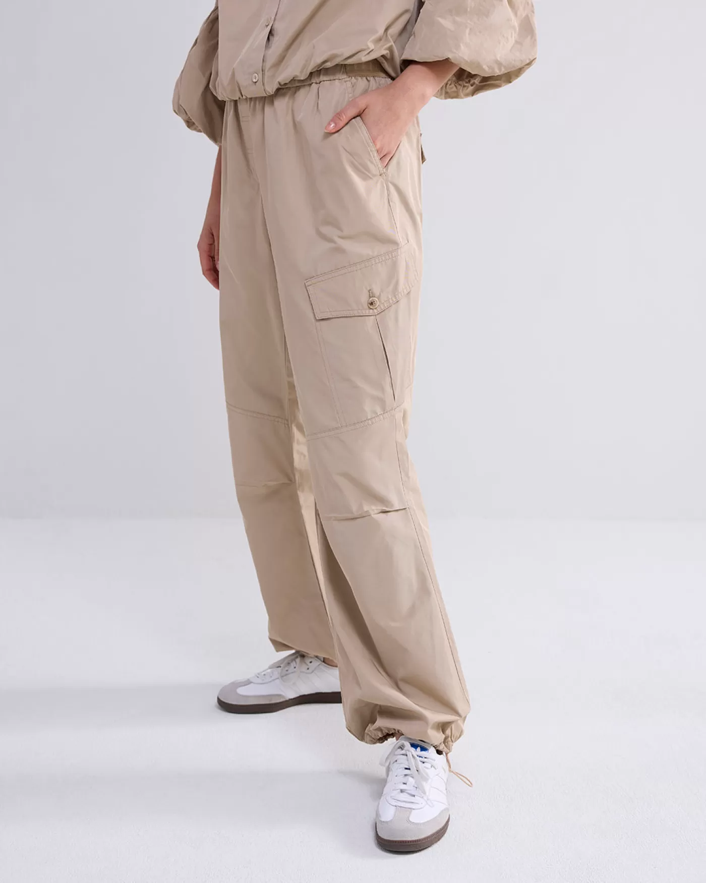 Summum Broeken & Jumpsuits<Cargo broek met elastiek