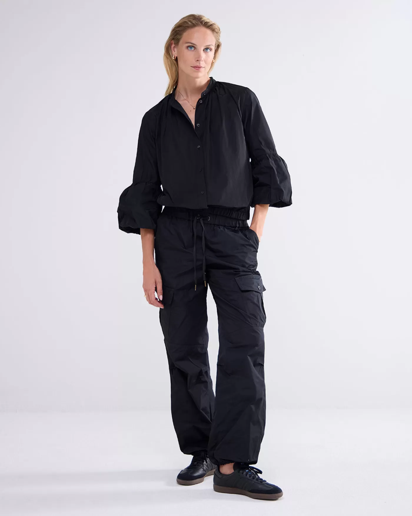 Summum Broeken & Jumpsuits<Cargo broek met elastiek