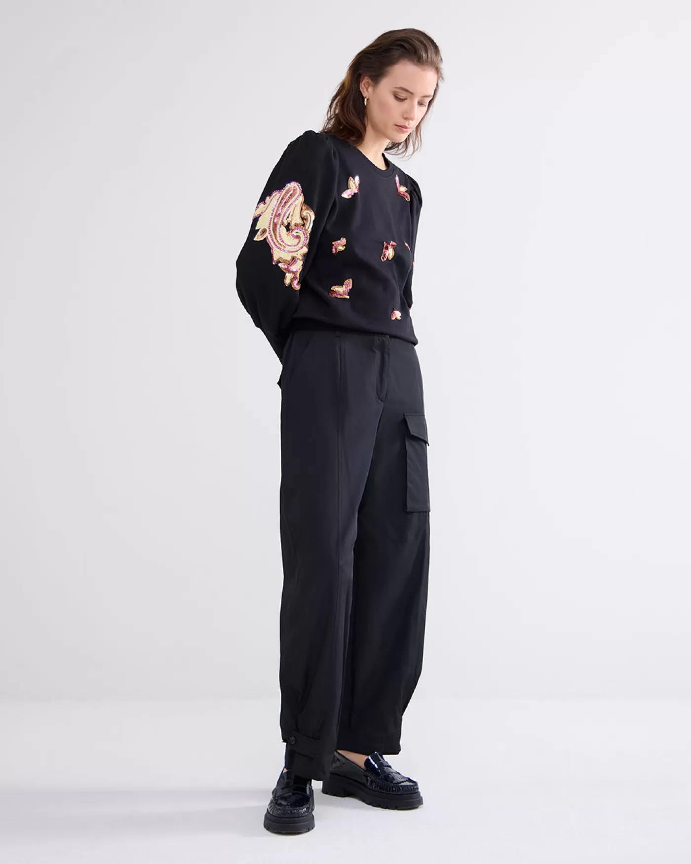 Summum Broeken & Jumpsuits<Cargobroek taft