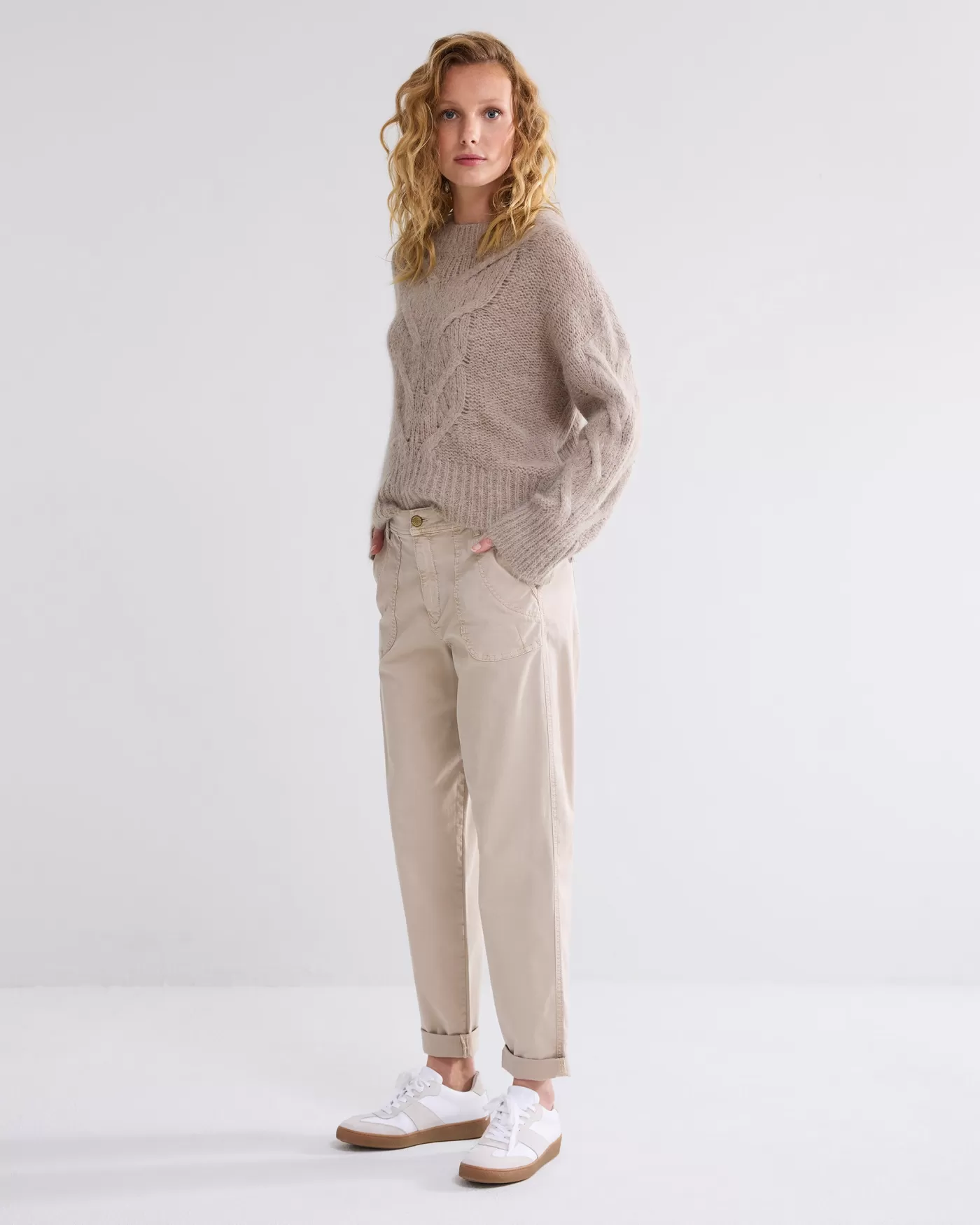 Summum Broeken & Jumpsuits<Casual broek met koord