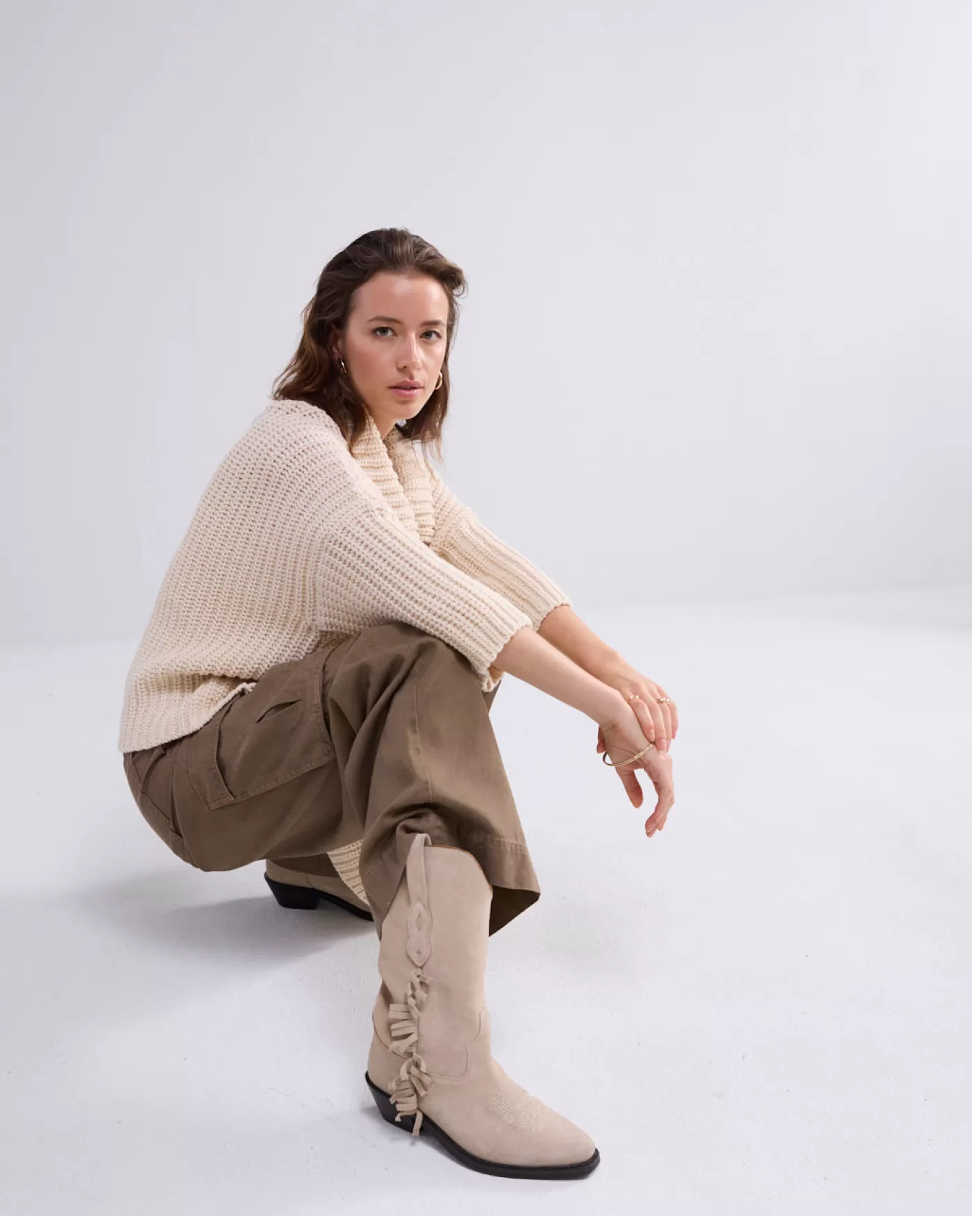 Summum Schoenen<Cowboylaarzen met franjes