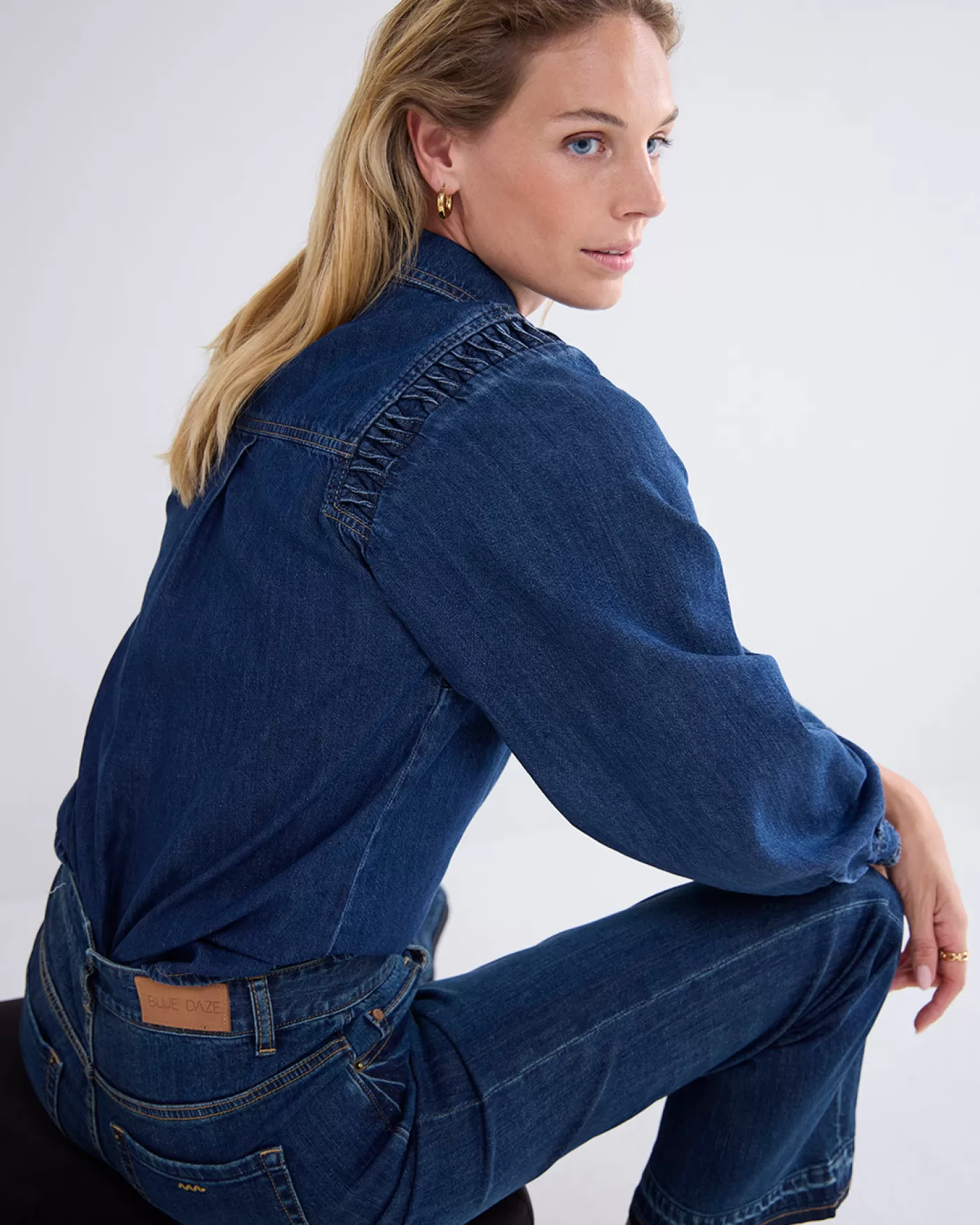 Summum Blouses<Denim blouse