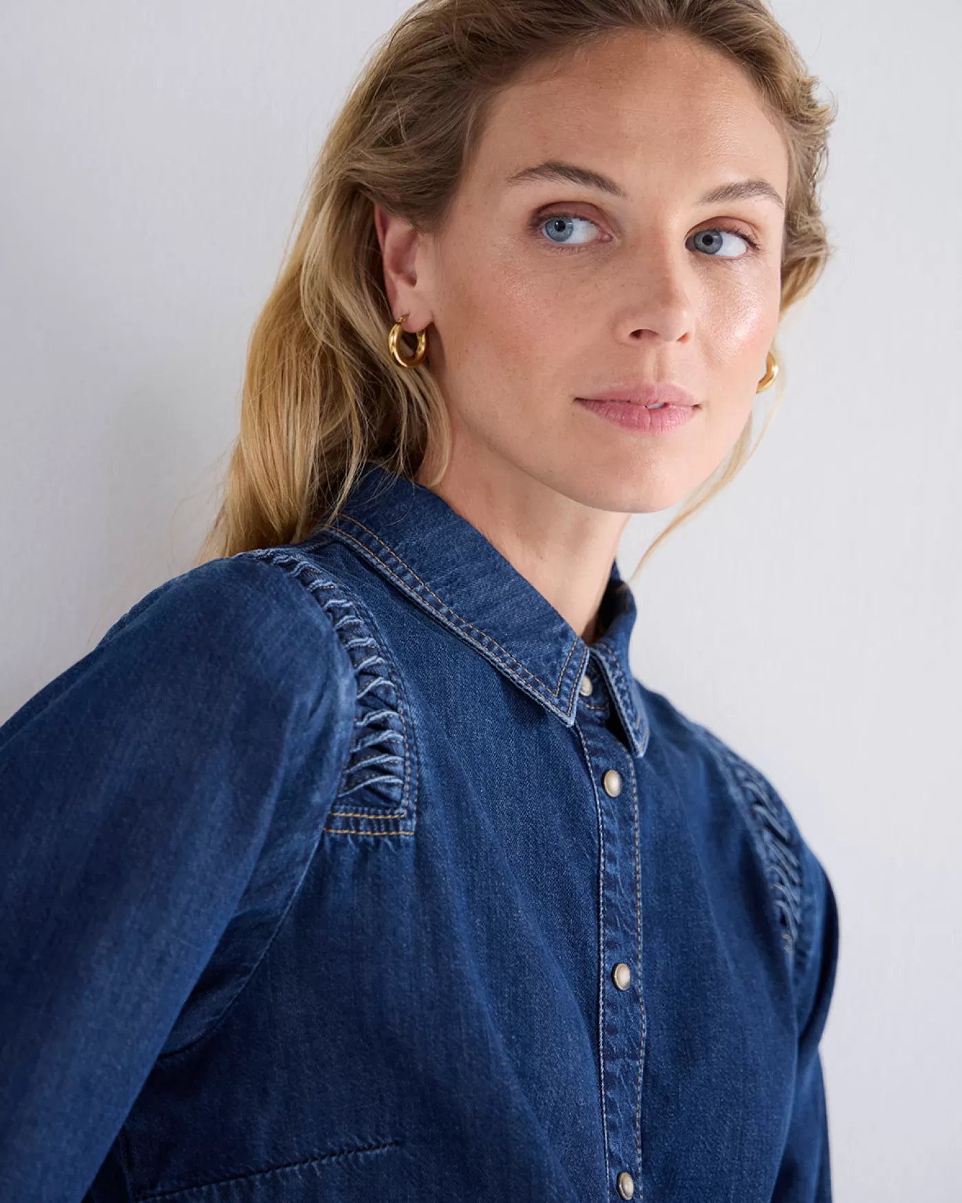 Summum Blouses<Denim blouse