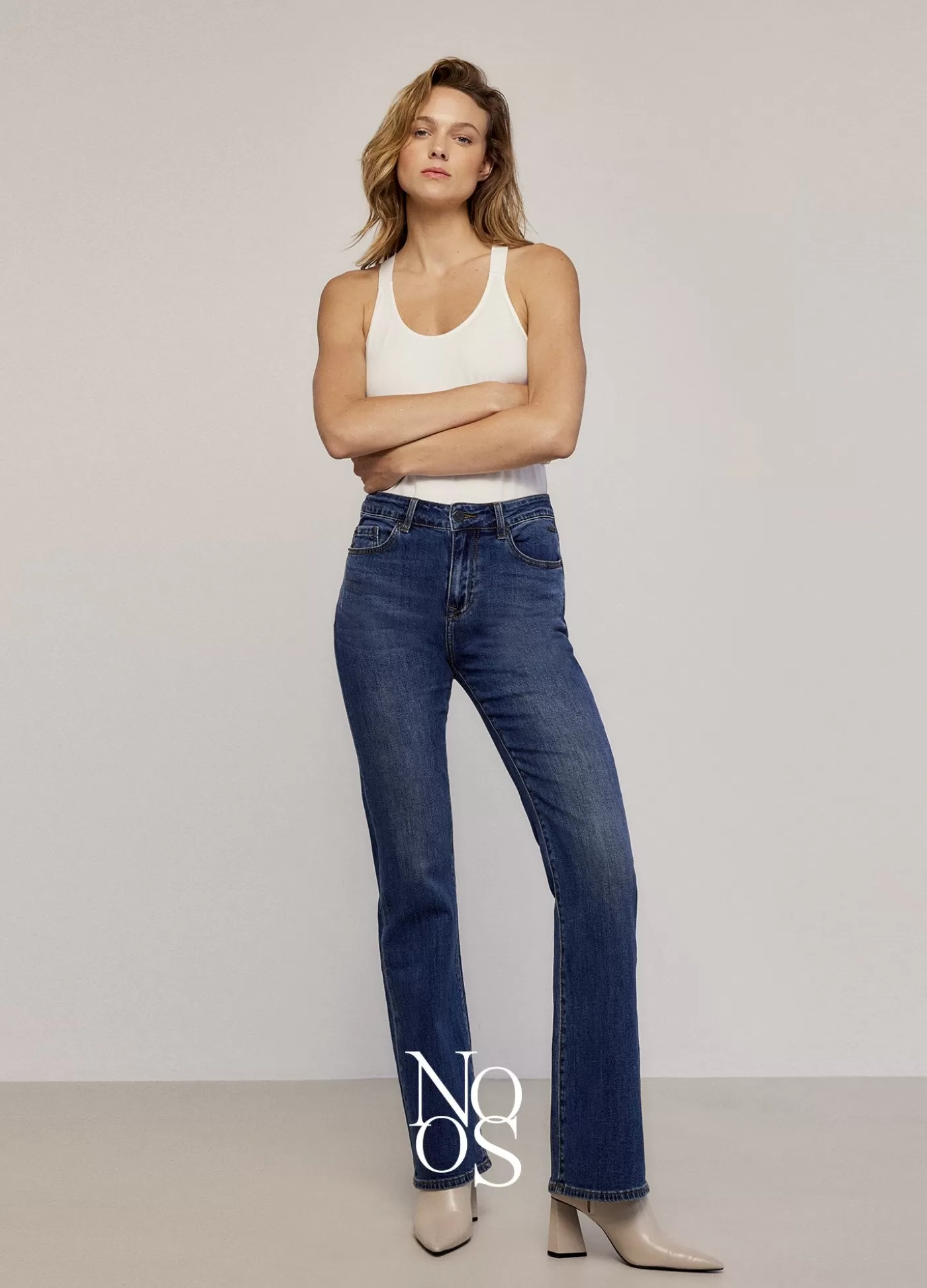 Summum Basics | Jeans<Flared Blue Daze denim