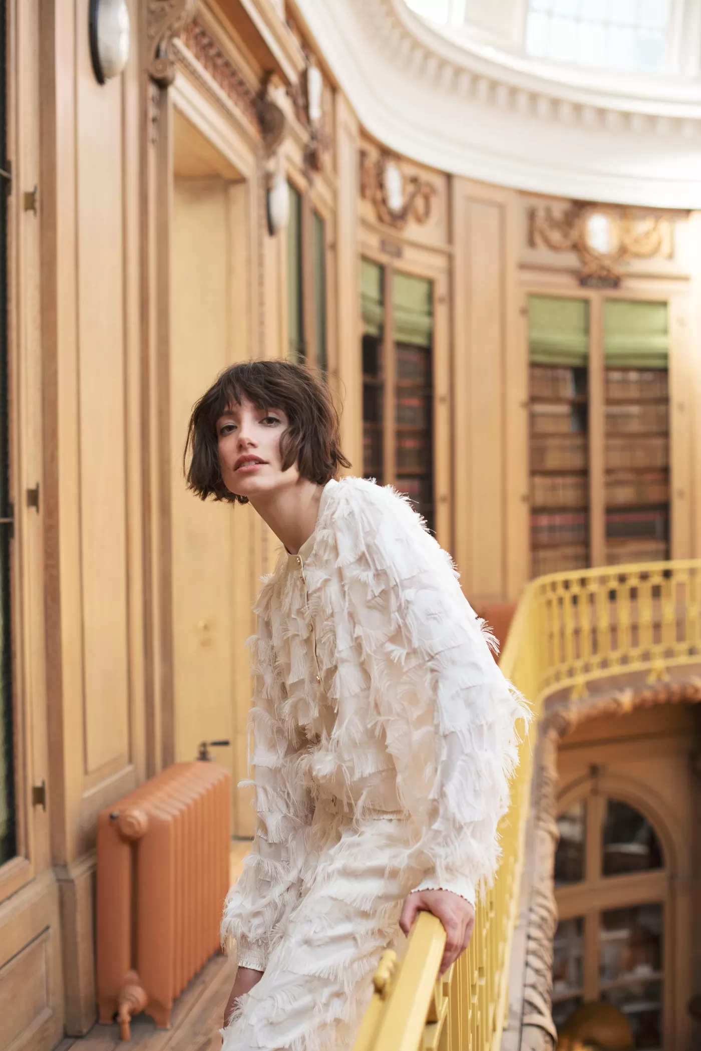 fluffy_broek_met_franjes_116305.webp Summum Broeken & Jumpsuits<Fluffy broek met franjes