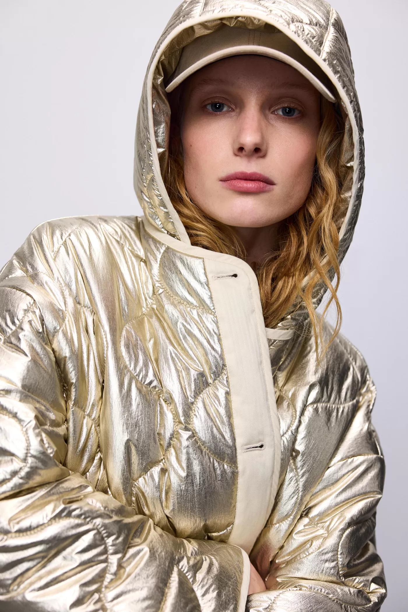 Summum Blazers & Jasjes<Jacket Quilted Metallic