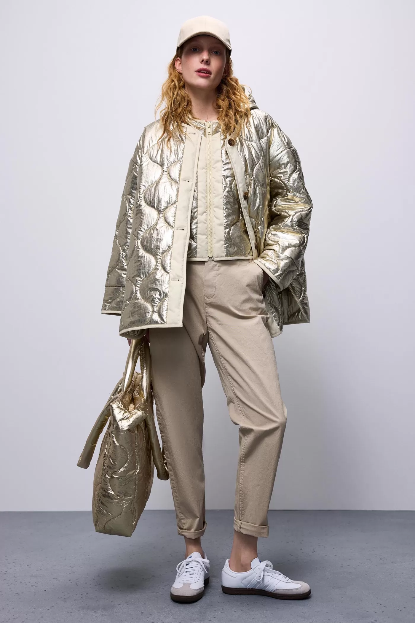 Summum Blazers & Jasjes<Jacket Quilted Metallic
