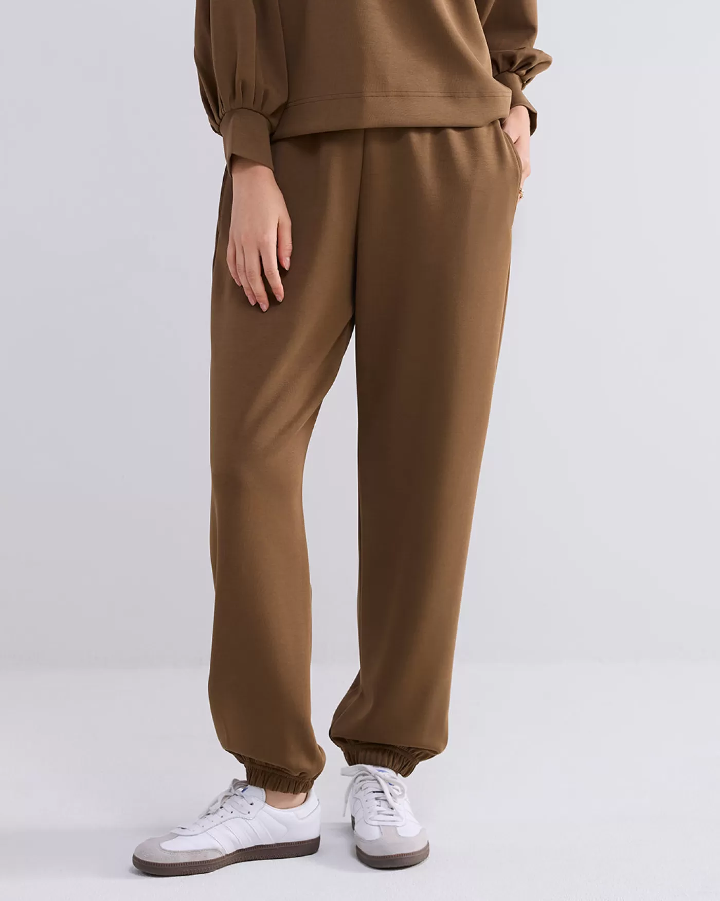 Summum Broeken & Jumpsuits<Jogger pants modal scuba