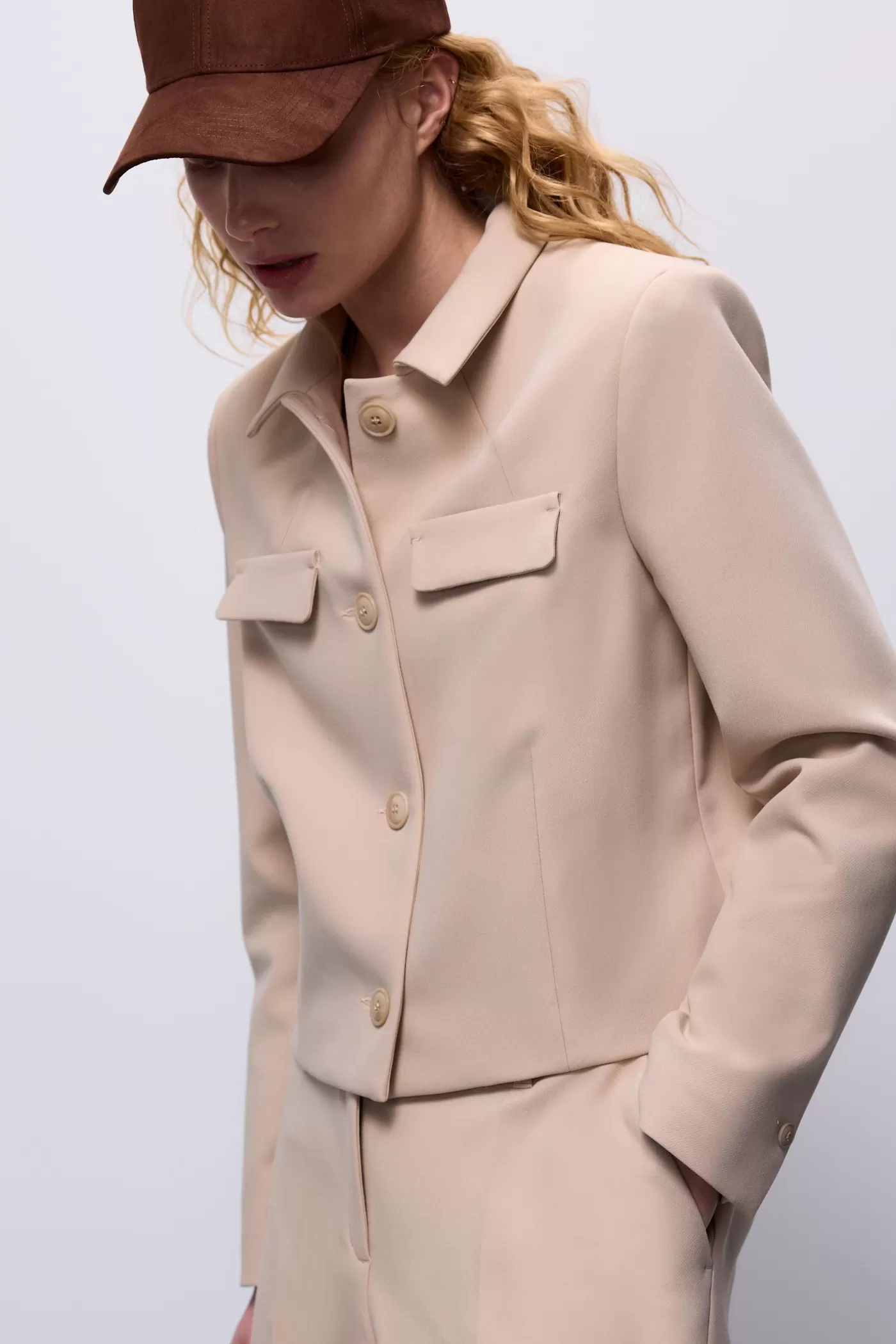 Summum Blazers & Jasjes<Kort jasje blousekraag