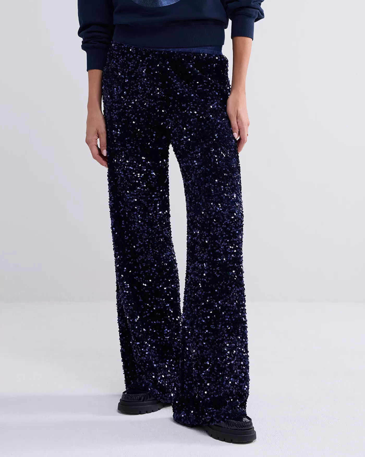 Summum Broeken & Jumpsuits<Lange broek paillettenstof