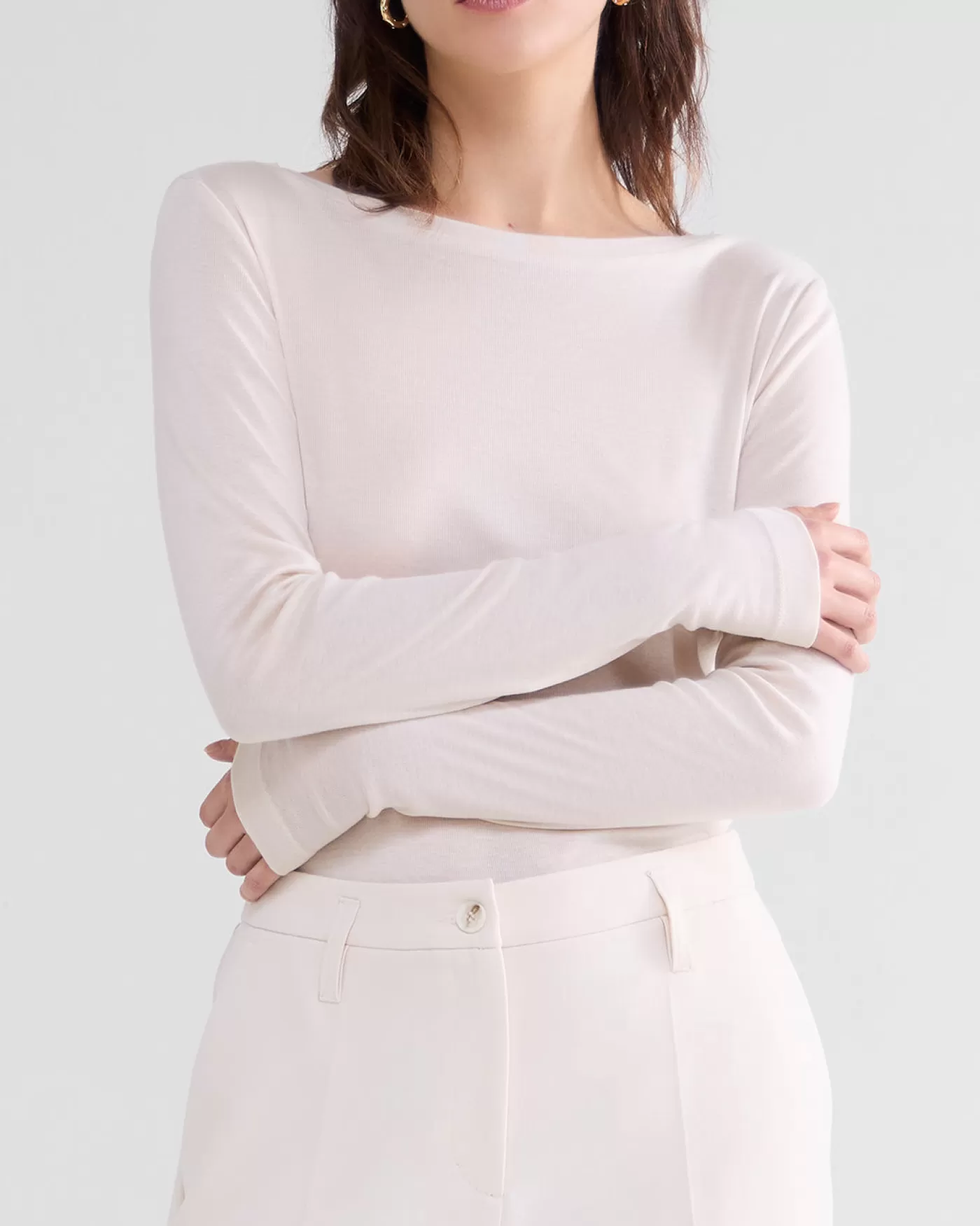 longsleeve_boothals_119191.webp Summum Tops & T-Shirts<Longsleeve boothals