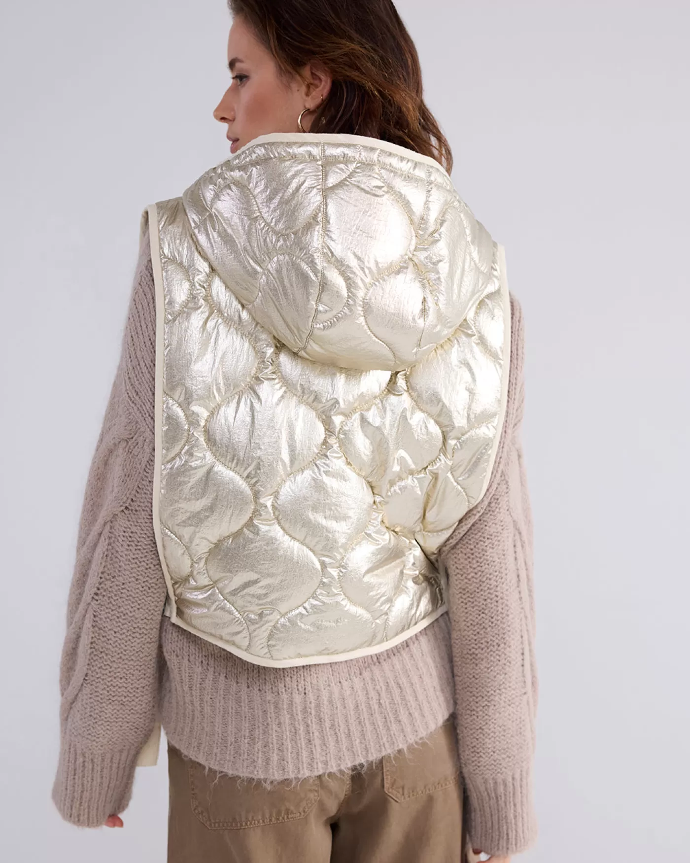 metallic_mock_collar_115922.webp Summum Blazers & Jasjes<Metallic mock collar