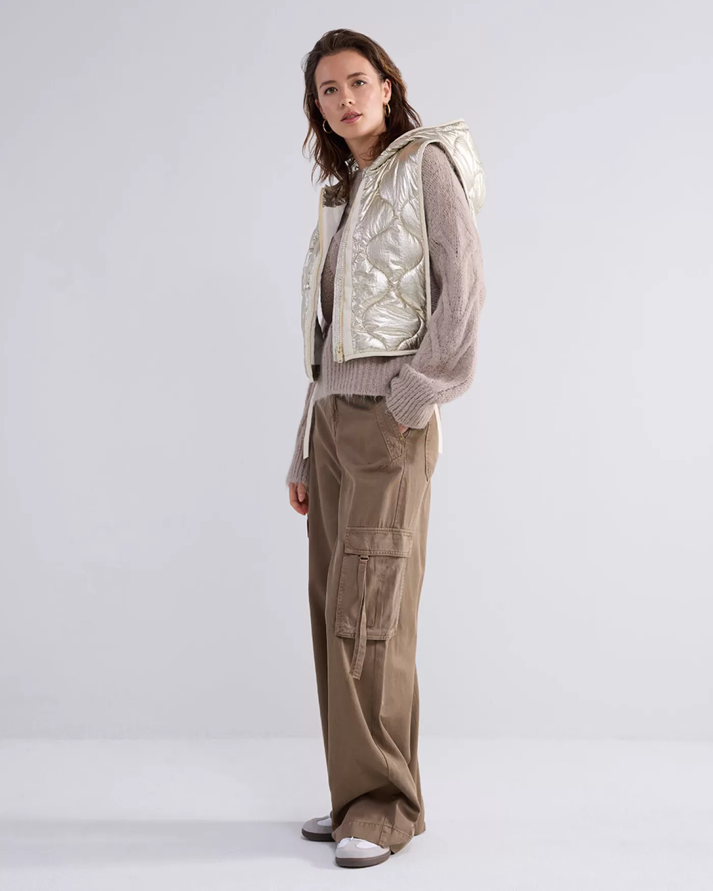 metallic_mock_collar_115930.webp Summum Blazers & Jasjes<Metallic mock collar