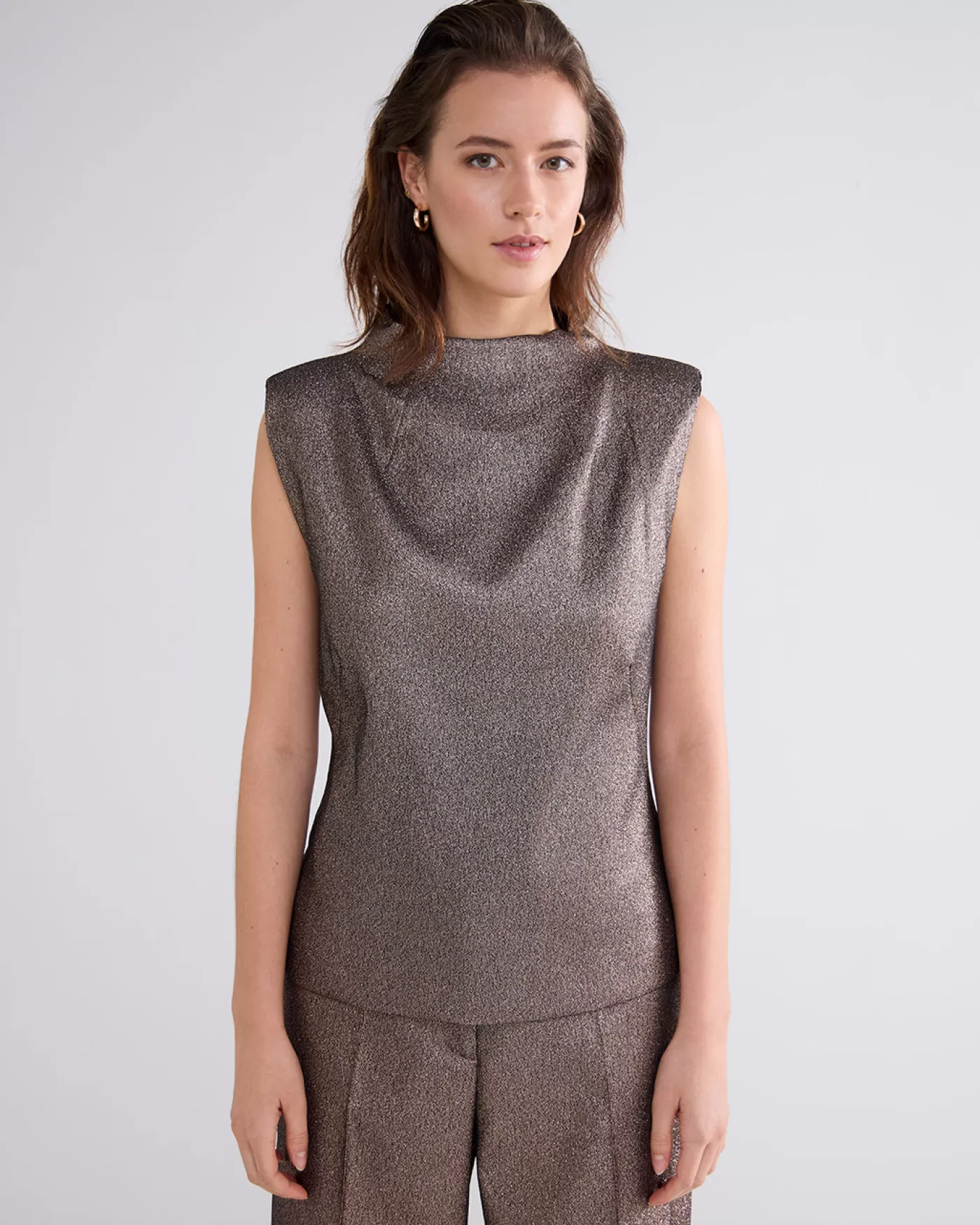 Summum Tops & T-Shirts<Mouwloze glittertop