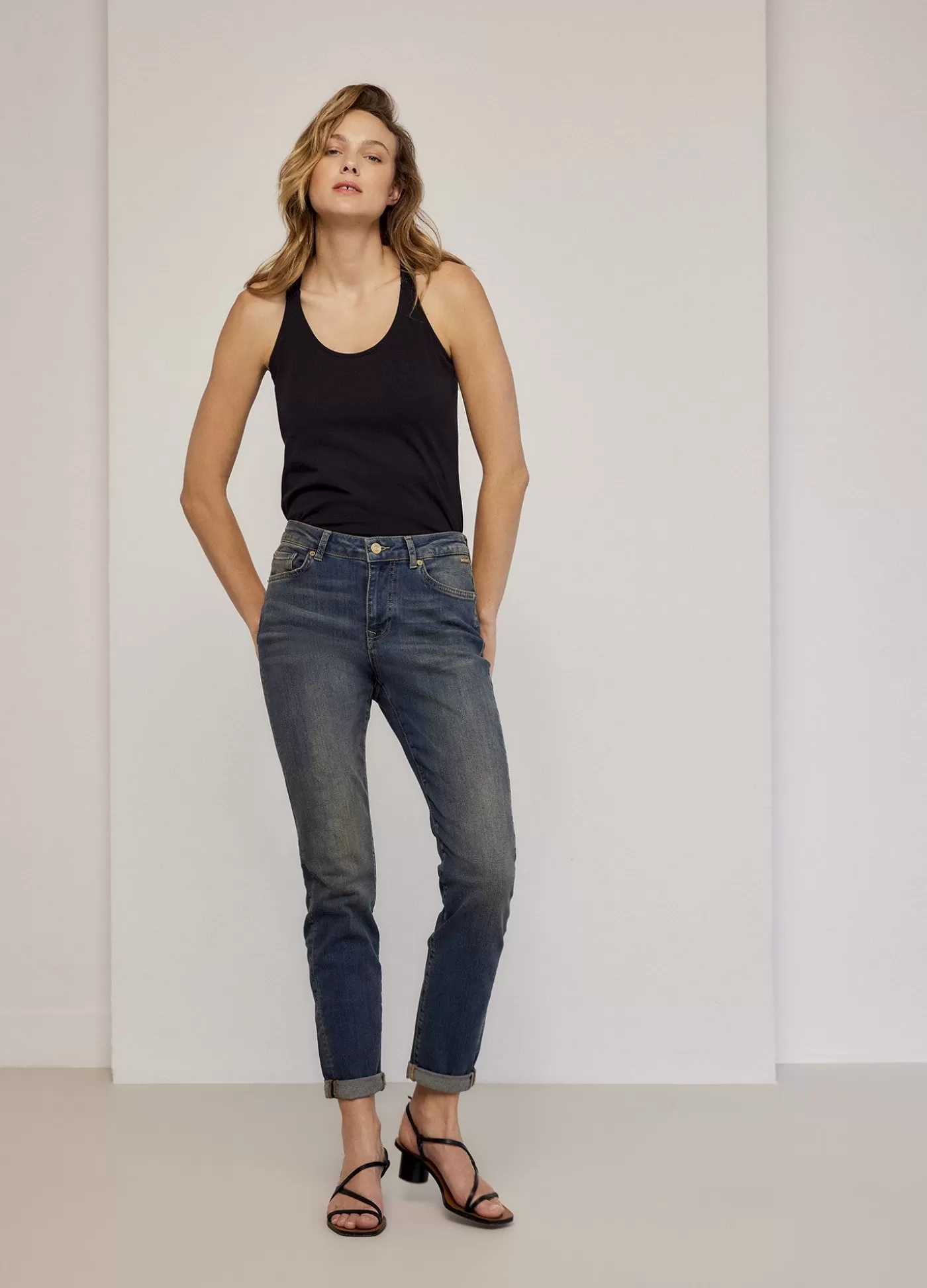 Summum Basics | Jeans<Skinny Blue Daze Nova