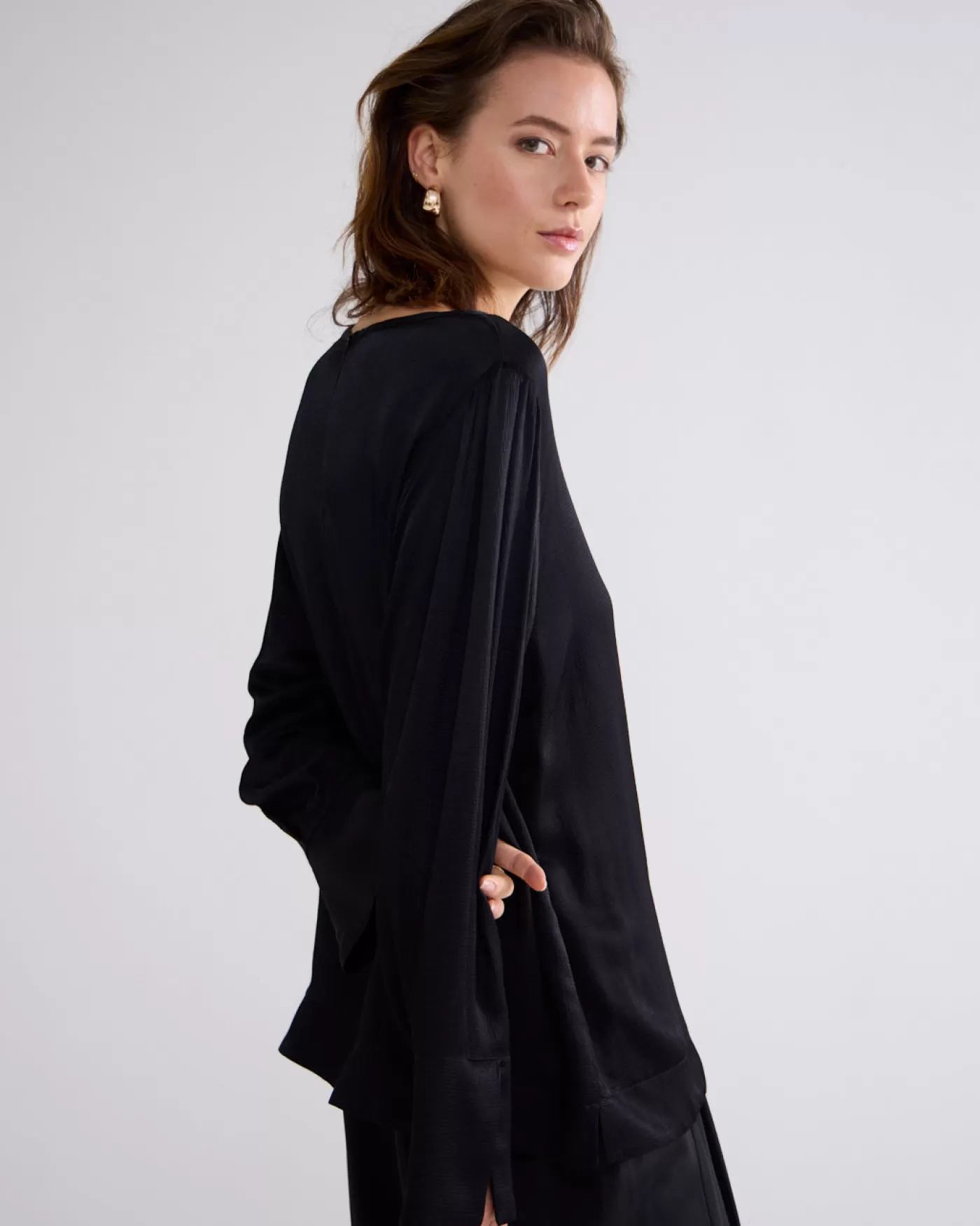 Summum Blouses<Slanke top met glans