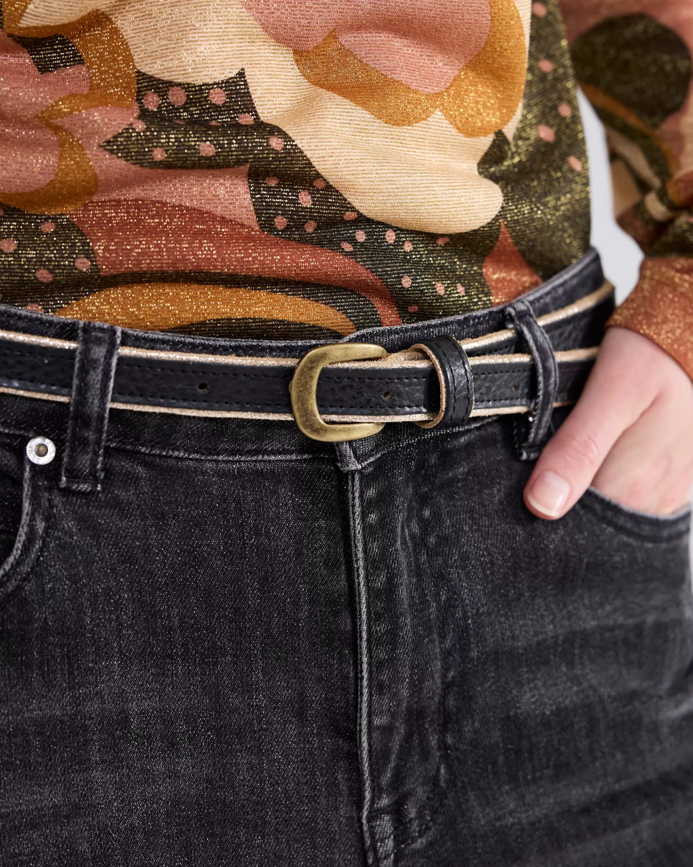 Summum Accessoires<Smalle leren riem