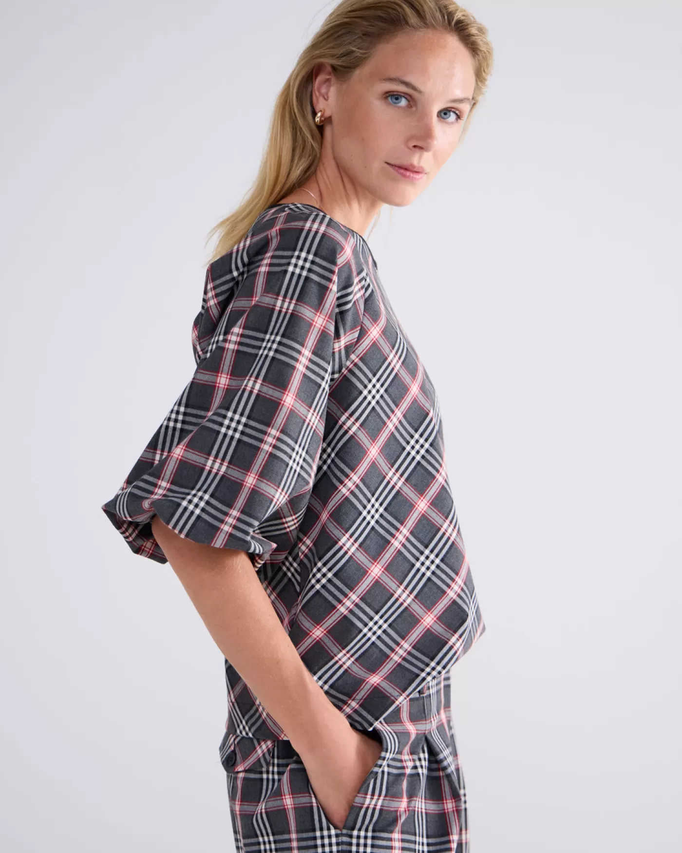 Summum Tops & T-Shirts<Top klassiek ruitjespatroon