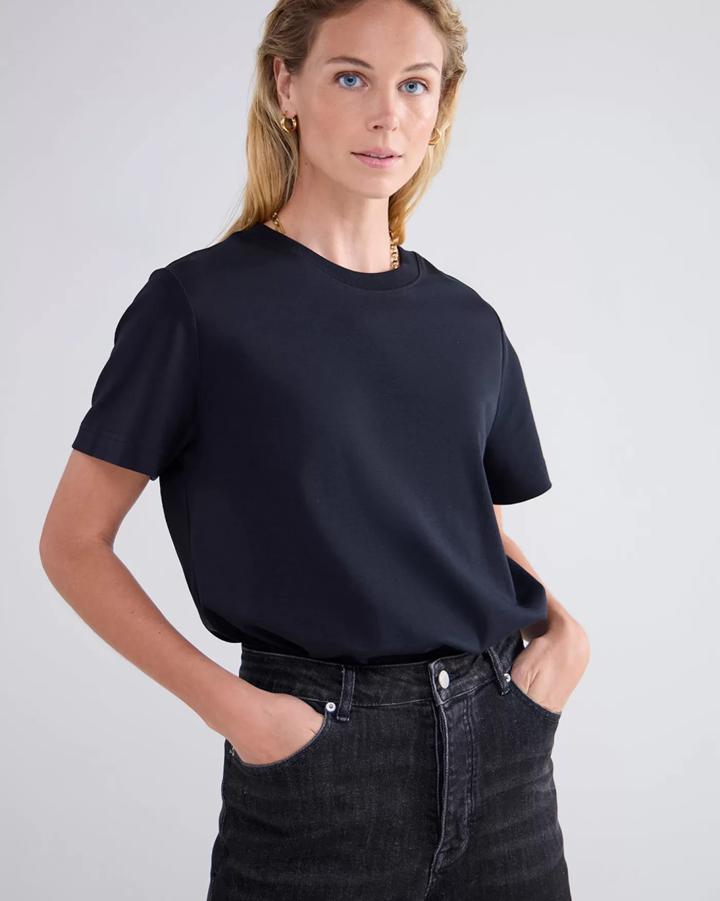 Summum Basics<Top met korte mouwen