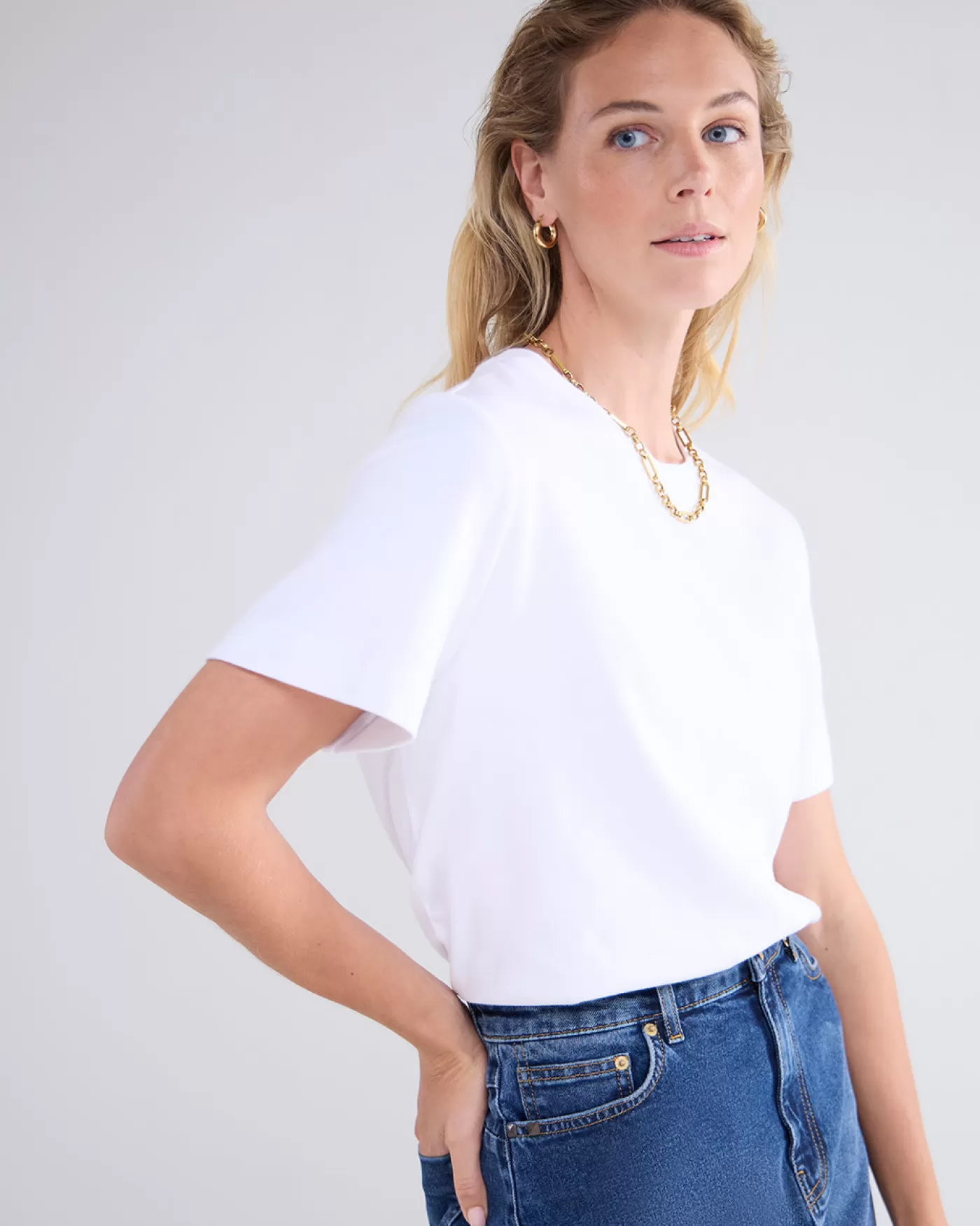 Summum Basics<Top met korte mouwen