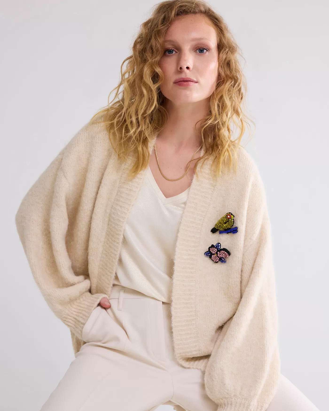 Summum Truien & Vesten<Vest met broches